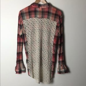Oversized Free People Flannel Top